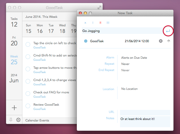GoodTask - Elegant and Powerful Reminders - Let's Talk Tech